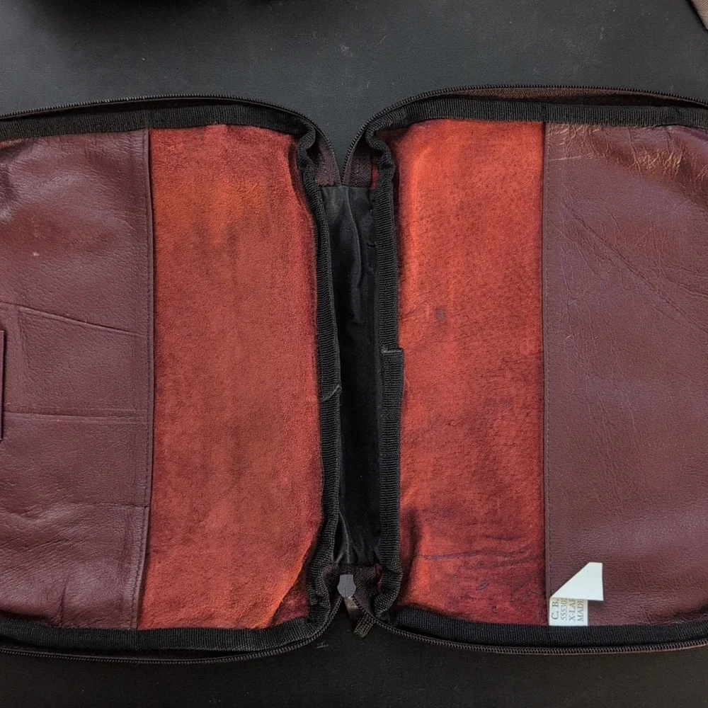 Burgundy Vinyl Bible Cover